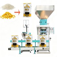 Machine d'emballage multifonctionnelle pour aliments en granulés, riz, haricots, sable, avec remplissage de sacs de 5kg, 10kg, 20kg et pesage