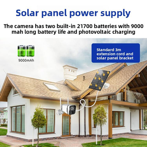 Kit de caméra de sécurité sans fil 4CH 4MP avec détection de mouvement couleur, vision nocturne, batterie solaire, caméra bullet PIR, réseau Wifi, NVR CCTV - Product Image 4