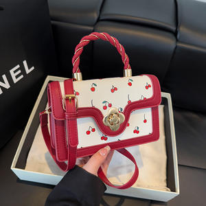 Bolso de Hombro de Moda para Mujer, Estilo 2026 Hecho de material PU. Con Decoración de Candado.2519 - Product Image 3