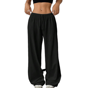 <span class=keywords><strong>Pantaloni</strong></span> Casual da Donna RUICHI a Gamba Larga con Elastico in Vita e Coulisse Vestibilità Comoda Tinta Unita Versatili - Product Image 6