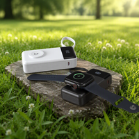 OEM ODM, batterie externe multifonctionnelle de 10000 mAh, sortie 30 W, câble intégré, chargeur de montre sans fil, mini chargeur portable