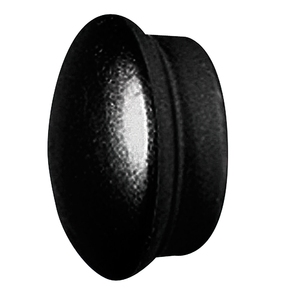 Terminale in ferro battuto O/ 20 mm. Set Nero di 2 Pezzi - Product Image 1