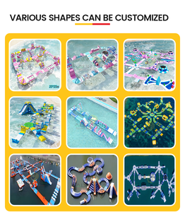 <span class=keywords><strong>Parc</strong></span> aquatique gonflable pour <span class=keywords><strong>la</strong></span> plage, adapté au <span class=keywords><strong>sable</strong></span>, antidérapant, construction stable, installation facile, jeu sécurisé, adaptable à l'eau <span class=keywords><strong>de</strong></span> <span class=keywords><strong>mer</strong></span>, résistant au vent - Product Image 2