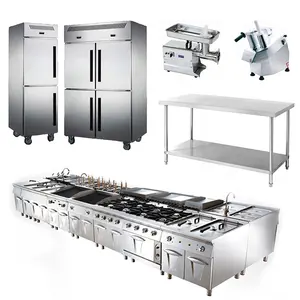 Professional Restaurant Industrial Kitchen Equipment Restaurant Cooking Equipment Full Set Supply