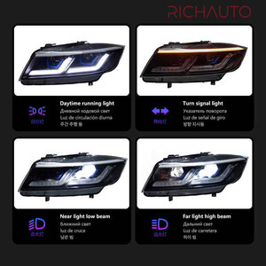 B MW E90 LED con DRL y señal de giro-Compatible con 2005-2012 3 Series 330i <span class=keywords><strong>320i</strong></span>-Lente del proyector B MW E90 Conjunto de faros - Product Image 3