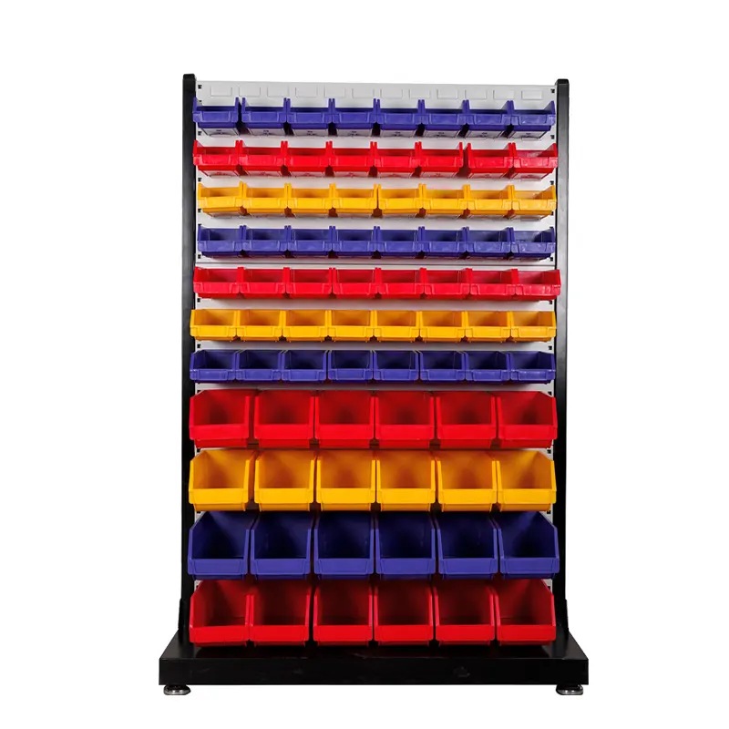 Wholesale Wall Hanging Double Sided Hardware Tools Pegboard Display Rack Show Box Storage