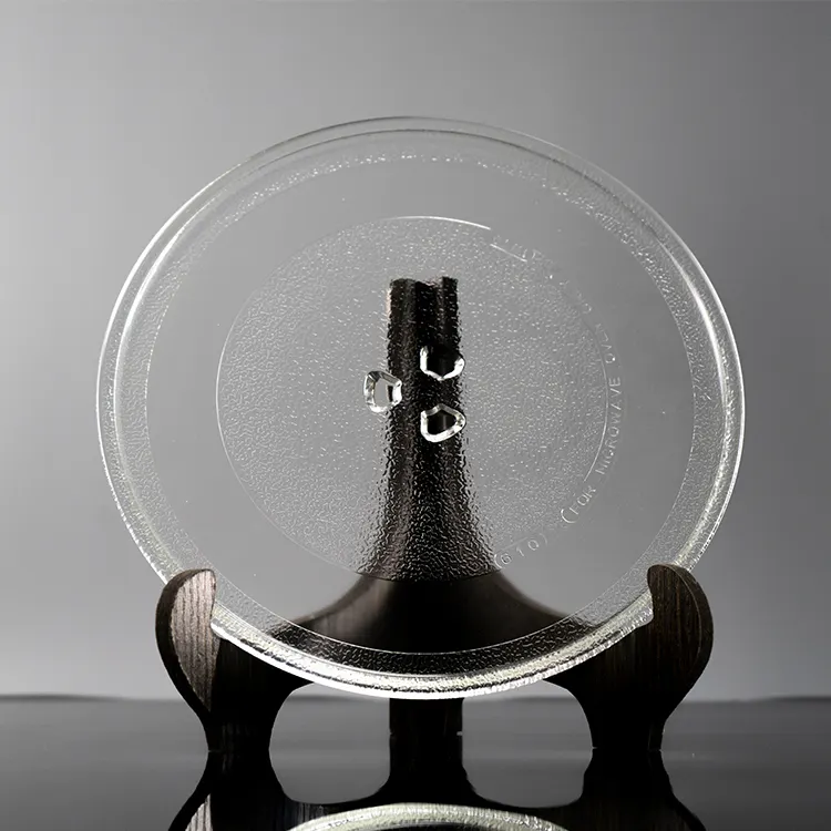 Horno de microondas de vidrio borosilicato de alta plataforma 27.5cmY de propósito general