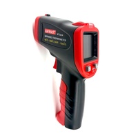 Thermomètre infrarouge WT323A avec écran LCD en plastique, thermocouple de type K, résolution 0,1, pointeur laser, rétroéclairage, batterie