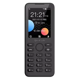 2021 new model MOQ 1 tiny dual sim card QinF21S 4G function button phone