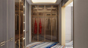 تصميم بسيط مخصص خزانة خزانة الحديثة خزانة ملابس لغرفة النوم مع مضمد - Product Image 6