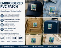 Patch brodé personnalisé de haute qualité avec logo en relief, à coudre ou à thermocoller, pour vêtements