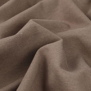 ChaoPai 有机棉面料 100% 棉 230GSM 单面针织薄纱面料 185CM 平纹针织面料 用于服装 - Product Image 2