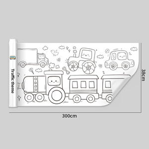 Zhorya Custom 3M Coloring Drawing Painting Graffiti Paper Wall Picture Scroll Draw rotolo <span class=keywords><strong>da</strong></span> <span class=keywords><strong>disegno</strong></span> per bambini per bambini - Product Image 6