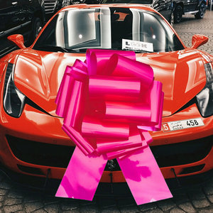 Moño Grande de Cinta de 18 Pulgadas con Cordón <span class=keywords><strong>para</strong></span> <span class=keywords><strong>Regalo</strong></span> Navideño, Decoración de Automóviles - Product Image 5