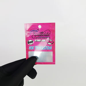 Sacs d'emballage alimentaire anti-odeur imprimés sur mesure, scellés sur trois côtés, avec trou rond, en aluminium, pour aliments pour poissons - Product Image 5