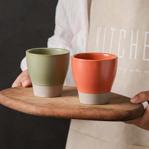 แก้วเอสเพรสโซ่สโตนแวร์วินเทจ 200 มล. แก้วชา/นม/เครื่องดื่ม พอร์ซเลนสร้างสรรค์ ใช้ซ้ำได้ แก้วน้ำสไตล์จีน กังฟู - Product Image 2