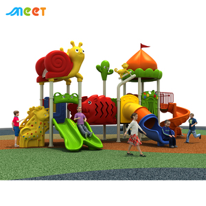 Aire de jeux extérieure économique pour <span class=keywords><strong>jardin</strong></span>, petite aire de jeux extérieure avec toboggan, résistante aux intempéries pour espaces ouverts - Product Image 1