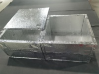 Panneau d'isolation sous vide en fibre de verre sans SVHC, panneau d'isolation thermique léger VIP pour projet d'isolation des murs extérieurs