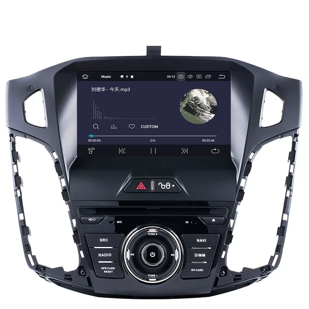 Aotsr 4G + 64GB araba GPS navigasyon Ford focus 2012-2014 için otomatik Stereo multimedya oynatıcı 2012 ford focus için android radyo