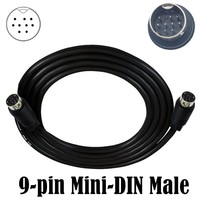 Câble audio Mini DIN 9 broches mâle-mâle 1M 2M 3M compatible avec les systèmes audio Bose, les récepteurs, les projecteurs et les téléviseurs