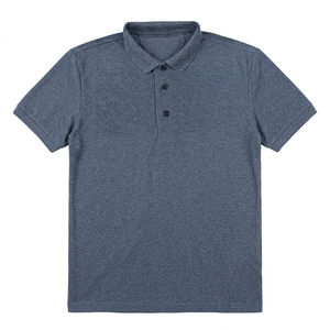 Best Men's Printed 4-Way Stretch Short Sleeve Golf Polos Quick Dry Custom Brand Competitive Price <b>Large</b> Quantity Back Neck Logo - Product Image 1