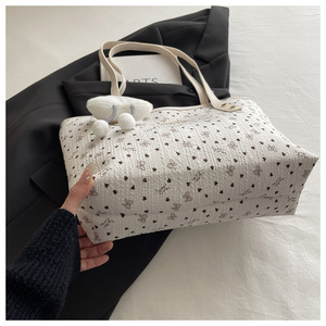 Trendy and stylish printed women's shoulder bag with a unique <b>bow</b> fresh and casual design <b>large</b> capacity versatile and high-end - Product Image 6