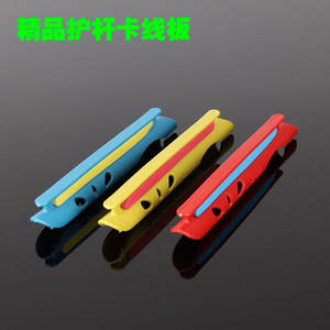 Enrollador de línea de pesca de colores, portátil, de material ABS, operación manual, paquete de 50 unidades, placa protectora, accesorio de pesca - Product Image 3