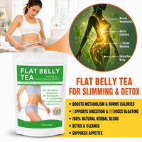 Thé aux herbes naturelles pour la perte de poids, personnalisé avec votre logo, efficace pour raffermir le ventre et brûler les graisses abdominales.