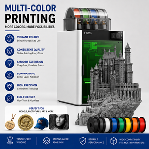 <span class=keywords><strong>Impresora</strong></span> <span class=keywords><strong>3D</strong></span> FDM Multicolor Bamboo Lab H2S Laser Full Combo Automática con Gran Tamaño <span class=keywords><strong>de</strong></span> Impresión 340x320x340mm - Product Image 1