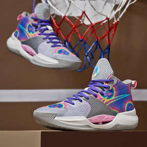 Chaussures de sport décontractées de haute qualité, style tendance pour la marche, style basketball, chaussures à lacets pour hommes, baskets personnalisées pour hommes - Product Image 1