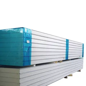 Wall and roof panel steel prefabrication isolation panels shed metal cold room