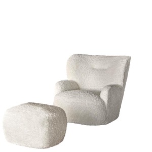Nordic Designer Armchair Tufted Single <b>Sofa</b> Chair For Living Room Lounge Area - Product Image 5