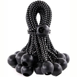 Cuerda Elástica de Alta Calidad Ecológica con Bolas de Goma Negras para Toldos, Color Azul Océano, Shandong - Product Image 1