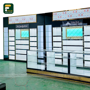 Cửa hàng bán lẻ Hiện Đại Đồ nội thất Showcase Thiết kế kính Nước Hoa Cửa Hàng tường kệ đơn vị thương hiệu sang trọng hiển thị Quầy - Product Image 6