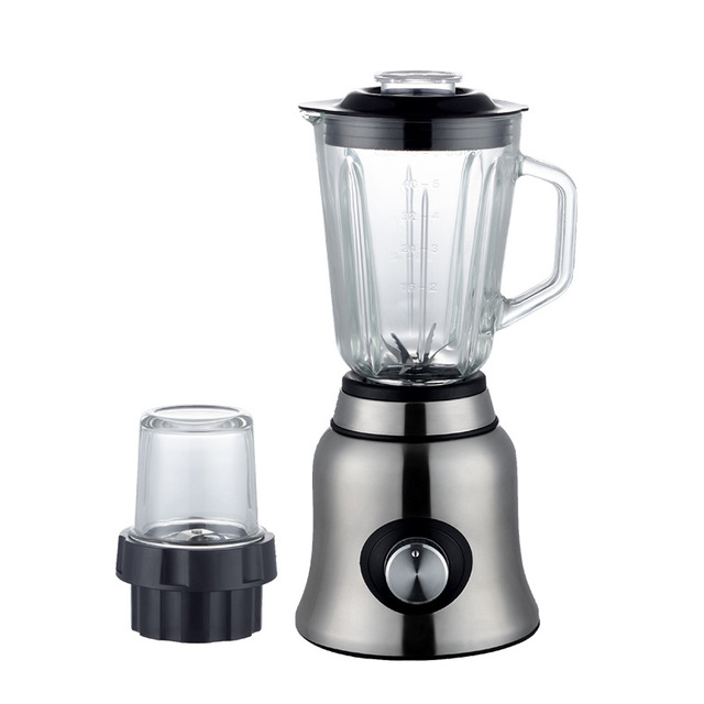 Wholesale Heavy Duty Electric Three-Cup Glass Blender with 4 Blades 5 Speeds Leak Proof for Household & Commercial Use