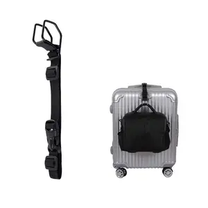 J Hook Luggage Strap Add a Bag Hook Hanger Strap Adjustable attaches Briefcase Together