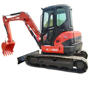 Perfect condition Japan Kubota KX155 used mini excavator 5ton original kubota engine <b>second</b> <b>hand</b> digger - Product Image 1