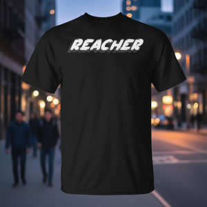 T-shirt Reacher noir à manches courtes pour homme, chemise promotionnelle - Product Image 3