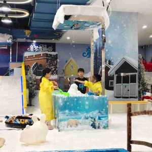 Máquina de hielo y nieve 220V 1.1kW con refrigerante comercial R404A para efecto de nieve en interiores - Product Image 2