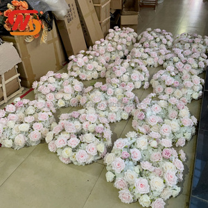 Nouvelle Arrivée Couronne de Fleurs Rose Pâle pour Décoration de Centre de Table de Mariage - Product Image 2