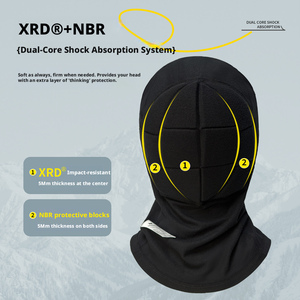 Pasamontañas para Hombre XRD NBR de Doble Núcleo, Máscara de Esquí Cortavientos, Pasamontañas Térmico para Clima Frío, Capucha Térmica de Invierno para Esquí, Ciclismo y Casco - Product Image 5