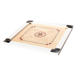 <strong>Carrom</strong> Carom Classic White Professional Wooden Indian <strong>Carrom</strong> Carom Table Board <strong>Striker</strong> Coins Indoor Game Toys - Product Image 6