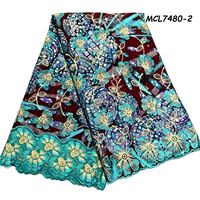 Kain Cetak Lilin 3D Berkualitas Tinggi 100% Katun Mikemaycall Hot Sell, Motif Ankara Afrika, Kain Loincloth