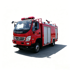 Camión de Bomberos Foton 4x4 con Volante a la Derecha, Camión de Rescate de Emergencia con Tanque de Agua de 3000L, Camión Cisterna de Agua y Espuma para la Lucha Contra Incendios - Product Image 1