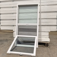 Fenêtres à double vitrage sur mesure résistantes Fenêtres à guillotine en PVC Fenêtres en vinyle durables