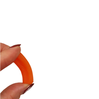 Bâtonnets de silicone souples et creux au goût fruité, en forme de fleur, pour aligneurs dentaires invisibles orthodontiques