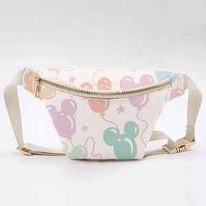 Tas pinggang anak-anak multifungsi, kustom Logo multifungsi ritsleting logam Unisex, tas lucu tahan air nilon olahraga - Product Image 5
