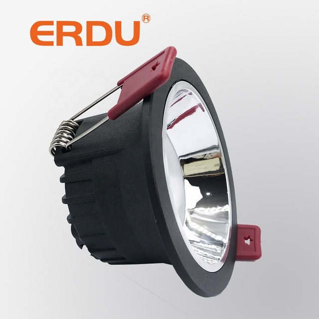 ERDU Triac Dali 0/10V Tuya App Smart RGB Led Downlight Deep Antiglare Trimless Led Downlight