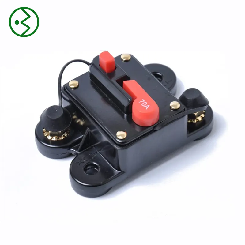 60A-300A Auto Automatische Herstel Schakelende Auto Fiets Audio Inline Zekering Stroomonderbreker Zekeringhouder Dc 12-24V