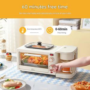 Machine à <span class=keywords><strong>petit</strong></span>-déjeuner multifonctionnelle 3-en-1 pour la cuisson à la vapeur et la cafetière pour les petits sandwichs au <span class=keywords><strong>four</strong></span> et la marmite - Product Image 4